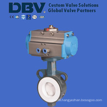 Wafer Type PTFE Lined Butterfly Valve